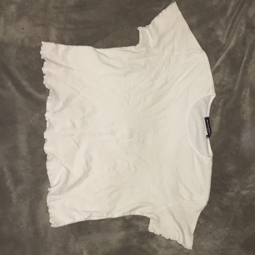 White crop top